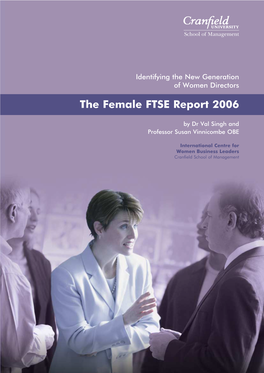 The Female FTSE Report 2006