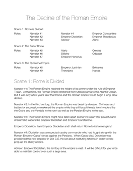 Decline of the Roman Empire