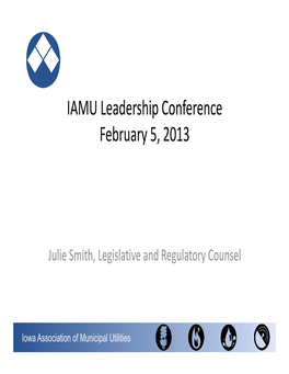 IAMU Leadership Conference February 5, 2013