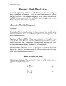 Chapter 5 – Single Phase Systems ∑