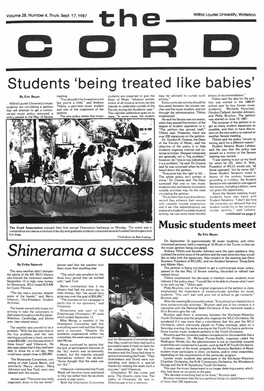 The Cord Weekly (September 17, 1987)