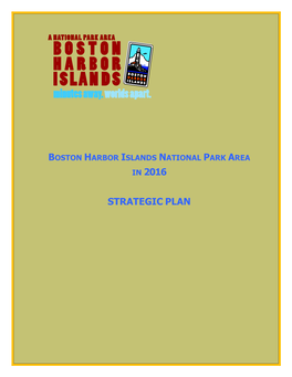 Boston Harbor Islands 2016 Strategic Plan