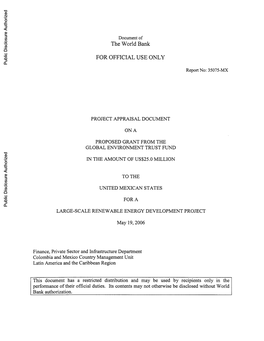 World Bank Document