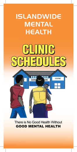 Mental Health Clinic Schedules