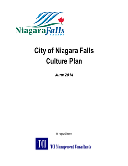 Niagara Culture Plan Report, July 30V2