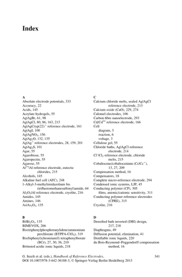 A Absolute Electrode Potentials, 333 Accuracy, 22 Acids, 145 Acrylate