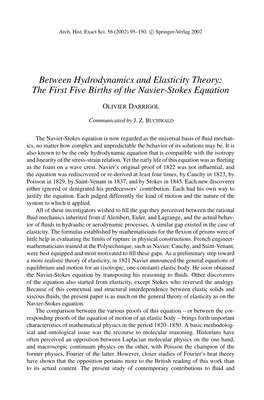 Between Hydrodynamics and Elasticity Theory: the First Five Births of the Navier-Stokes Equation