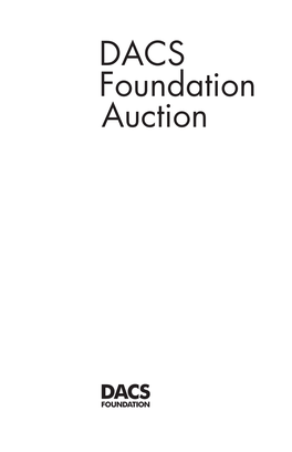 DACS Foundation Auction