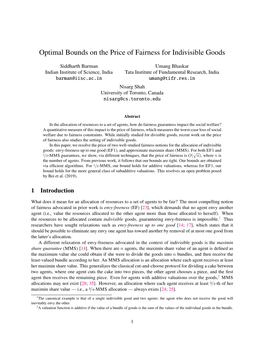 Optimal Bounds on the Price of Fairness for Indivisible Goods