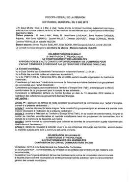 L'achat D'énergies Coordonné Par Le Territoire D'énergie