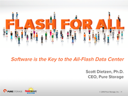 FLASH for Scottall Dietzen, Ph.D