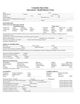 CSC HEALTH HISTORY FORM V2