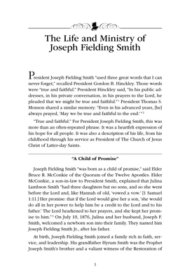 President Joseph Fielding Smith “Used Three Great Words That I Can Never Forget,” Recalled President Gordon B