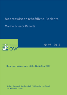 Biological Assessment of the Baltic Sea 2014