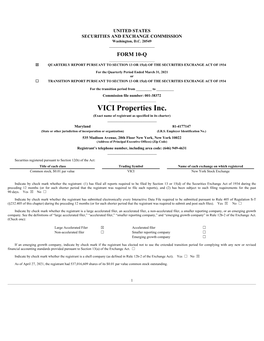 VICI Properties Inc