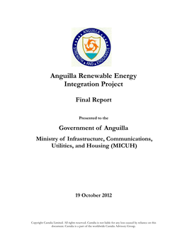 Anguilla Renewable Energy Integration Project
