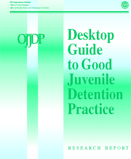 Desktop Guide to Good Juvenile Detention Practice