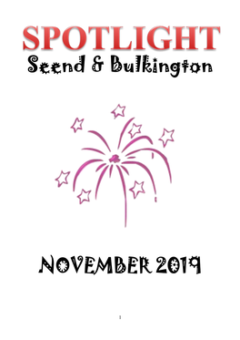 Seend & Bulkington NOVEMBER 2019