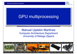 GPU Multiprocessing