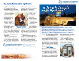 The Jewish Temple and Its Significance