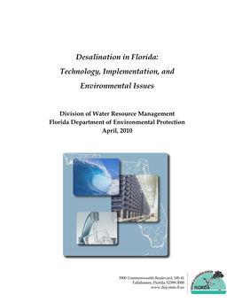 Desalination in Florida: Technology, Implementation, and Environmental Issues