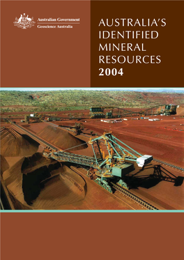 Australia's Identified Mineral Resources 2004