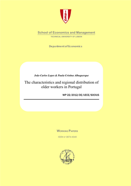 The Characteristics and Regional Distribution of Older Workers in Portugal