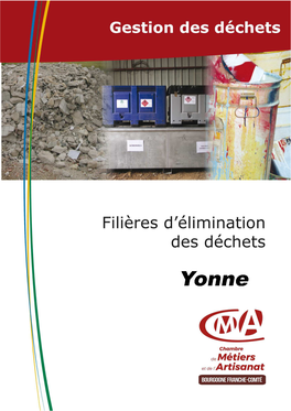 Yonne Permet D’Identifier Les Filières D’Élimination Des Déchets Des Entreprises Artisanales, Du Prestataire Privé À La Déchèterie Publique