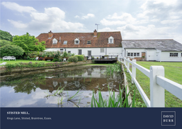 STISTED MILL, Kings Lane, Stisted, Braintree, Essex