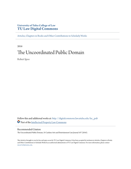 The Uncoordinated Public Domain