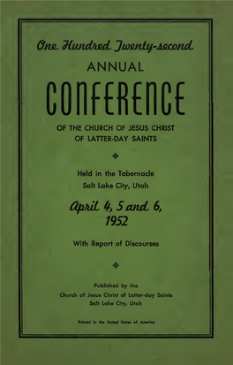 Conference Reports of the Church of Jesus Christ of Latter-Day Saints