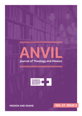 Vol 37, Issue 2 Welcome to This Edition of Anvil