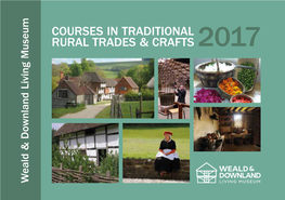 Courses in Traditional Rural Trades & Crafts