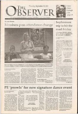 PE 'Prowls' for New Signature Dance Event