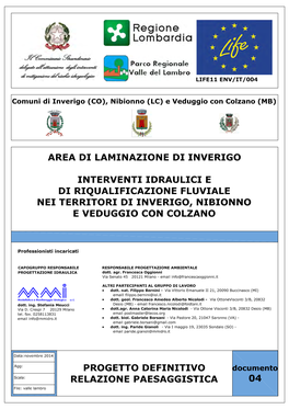 Documento 04 – Relazione Paesaggistica