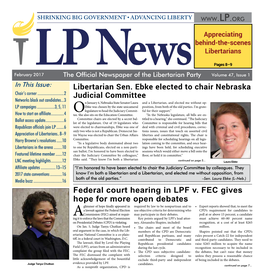 Federal Court Hearing in LPF V. FEC Gives Hope for More Open Debates