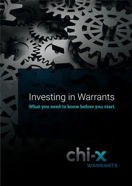 Investing in Warrants What You Need to Know Before You Start
