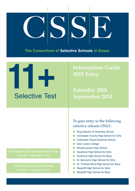 Selective Test September 2014