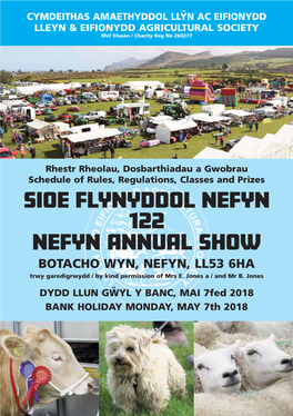 Nefyn Show Schedule 2018 Layout 1