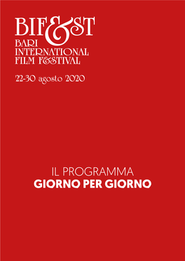 Il Programma Giorno Per Giorno