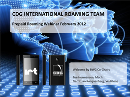 Cdg International Roaming Team