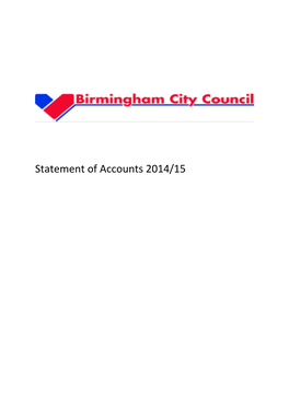 Statement of Accounts 2014/15