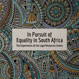 In Pursuit of Equality in South Africa