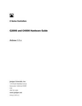 C2000 and C4000 Hardware Guide