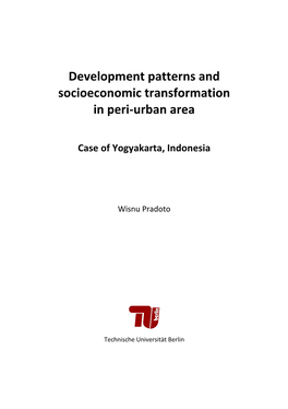 Development Patterns and Socioeconomic Transformation in Peri-Urban Area