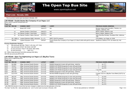 Fleet Lists - Nevada, USA
