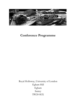 Conference Programme