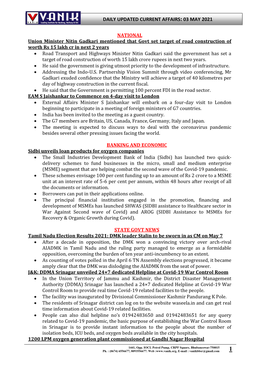 Daily Updated Current Affairs: 03 May 2021