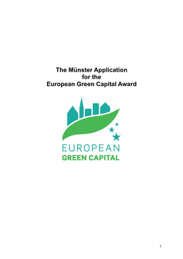 Münster Application for the European Green Capital Award