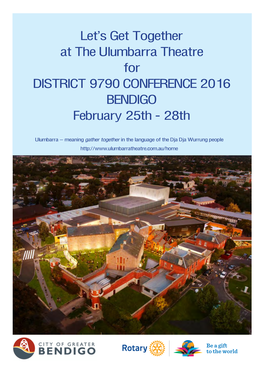 2016 Conference Brochure